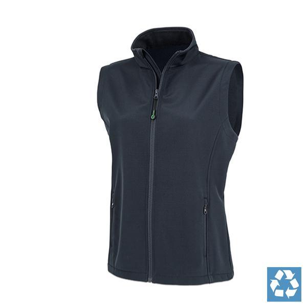 Women´s Recycled 2-Layer Printable Softshell Bodywarmer
